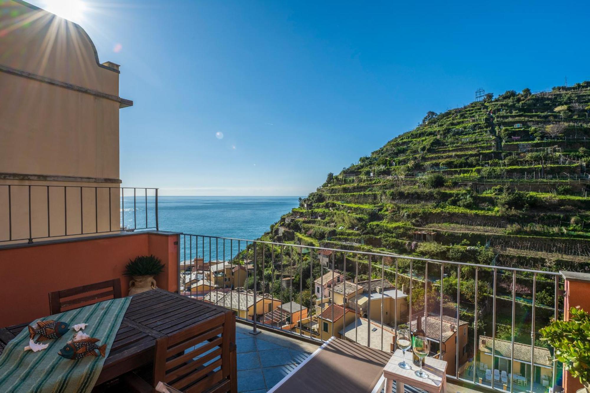 Luxury Seaview Apartments Manarola By Arbaspaa Экстерьер фото