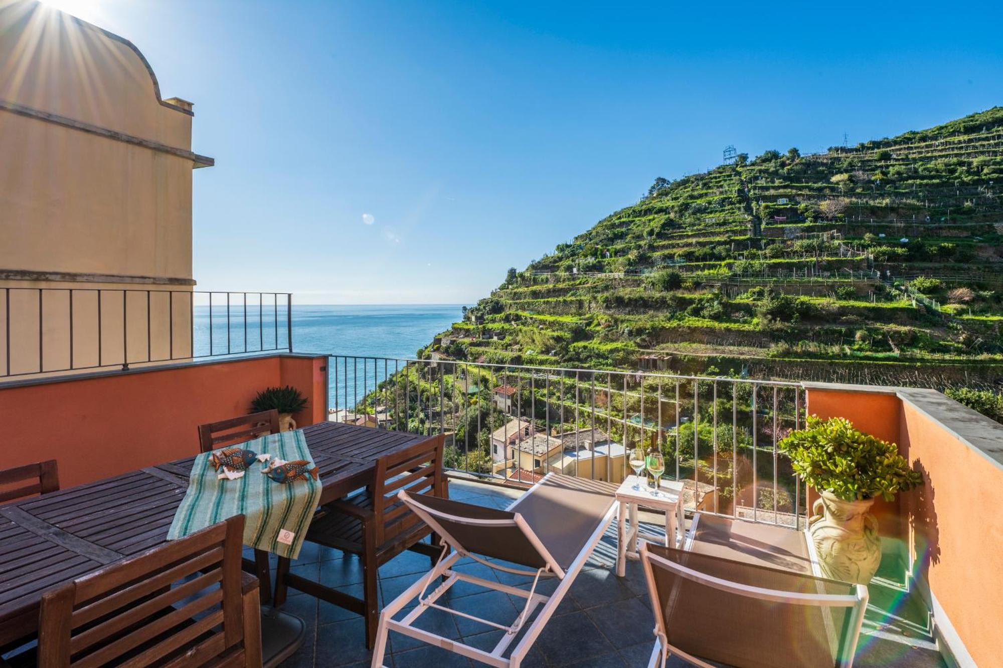 Luxury Seaview Apartments Manarola By Arbaspaa Экстерьер фото